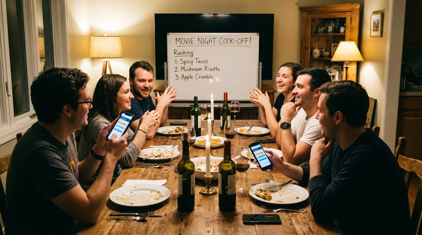 Feature screenshot: Group using Eurovision voting for various competitions